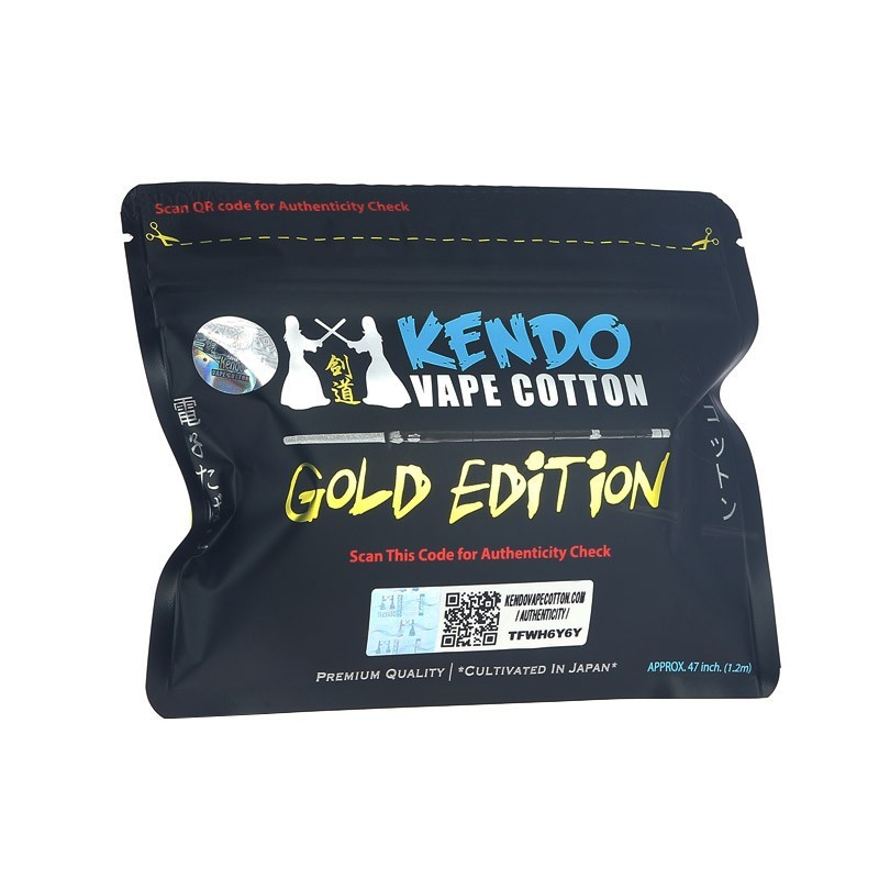 Kendo Vape Cotton Gold Edition - Mod And Vap