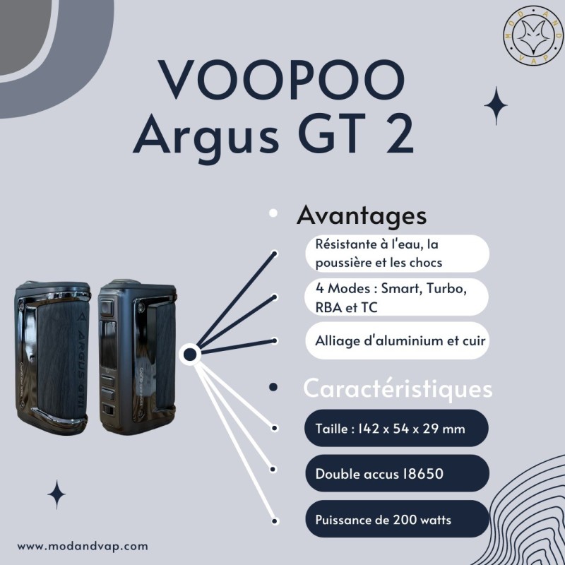 Box Argus GT II VOOPOO - Mod And Vap