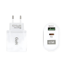 Adaptateur Secteur/USB & Type-C 65W 5V Super Fast Charge 3.0 - BK385-GaN