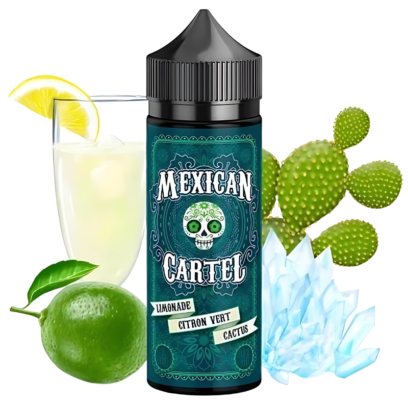 Eliquide Limonade Citron Vert Cactus 100ml Mexican Cartel -Mod And Vap
