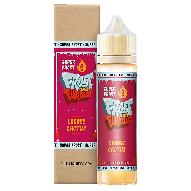 Lychee Cactus Super Frost - 00 mg / 60 ml - FROST & FURIOUS