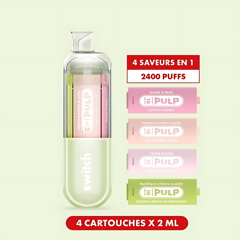 Le POD SWITCH Starter Kit VERT - Pulp